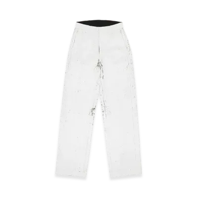 MM6 Maison Margiela Women's Painted Tailored Trousers "Brown"