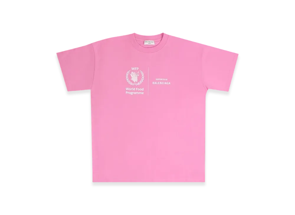 BALENCIAGA WPF T-Shirt "Pink White"