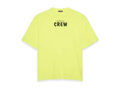 BALENCIAGA Crew Logo T-Shirt "Yellow"