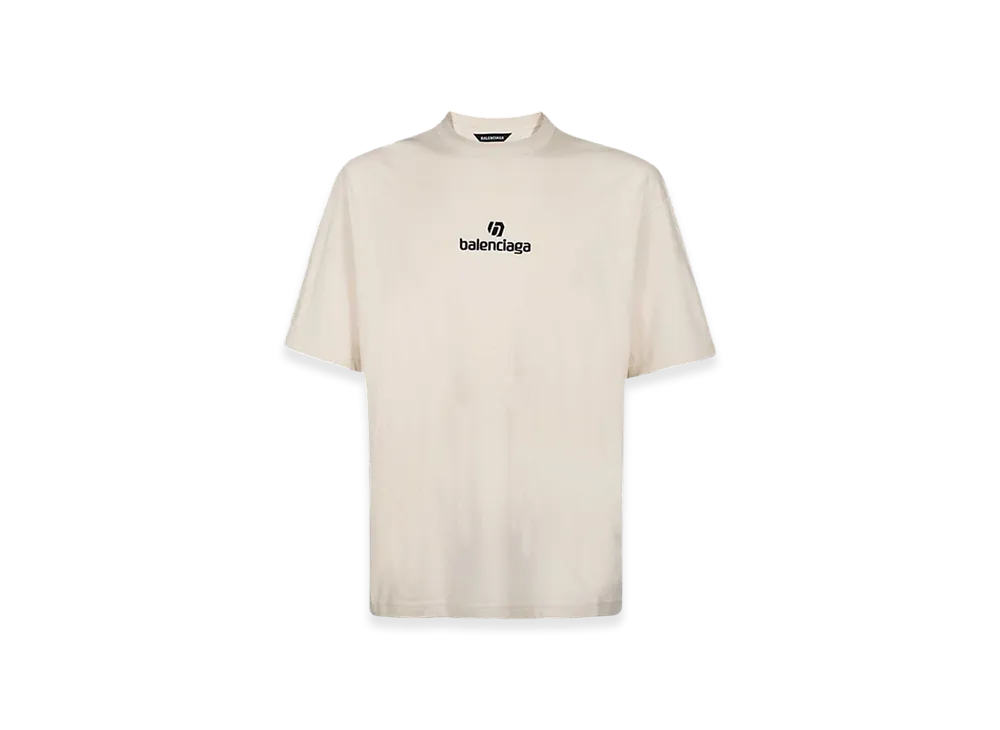 BALENCIAGA Sponsor Logo T-Shirt "Off White"