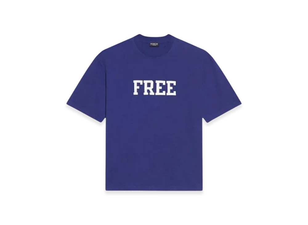 BALENCIAGA Retro Knit T-Shirt "Navy Blue"