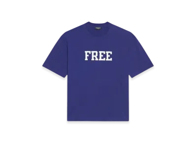 BALENCIAGA Retro Knit T-Shirt "Navy Blue"