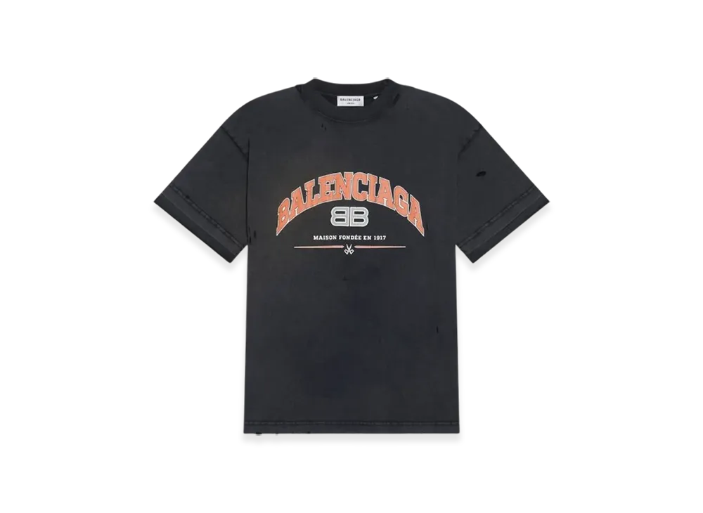 BALENCIAGA Maison BALENCIAGA T-Shirt Medium Fit "Black"