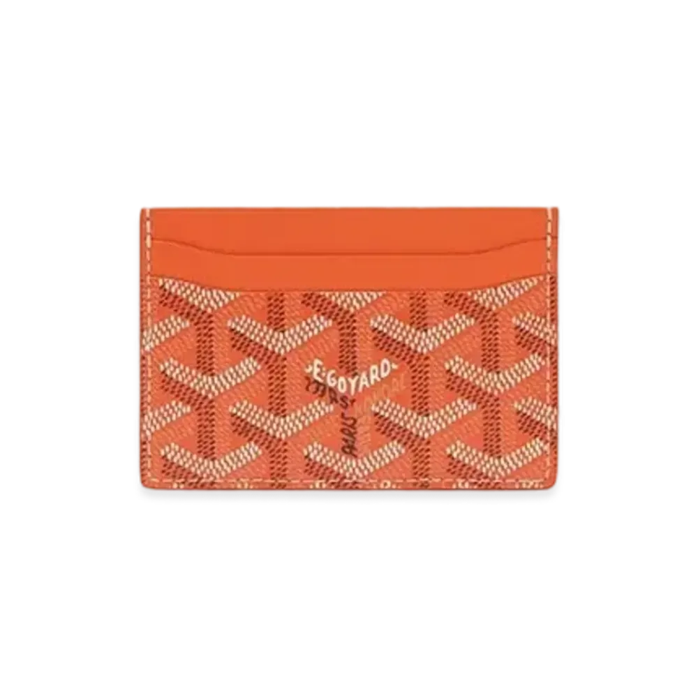 Goyard Saint-Sulpice Card Wallet "Orange"