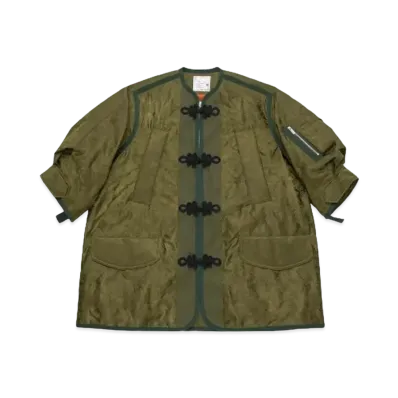sacai x CLOT Women's Coat "Green"