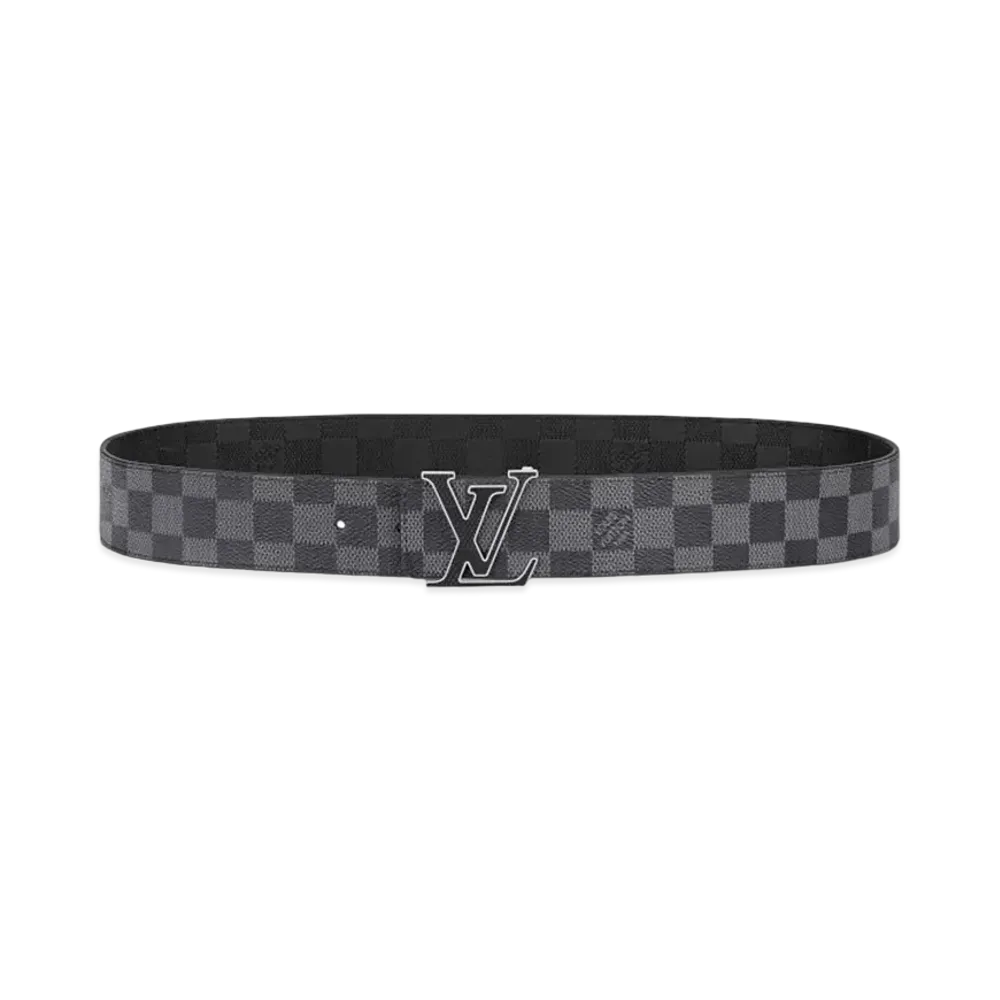 Louis Vuitton LV Initials 40mm Reversible Belt Damier Infini and Damier Graphite "Noir"