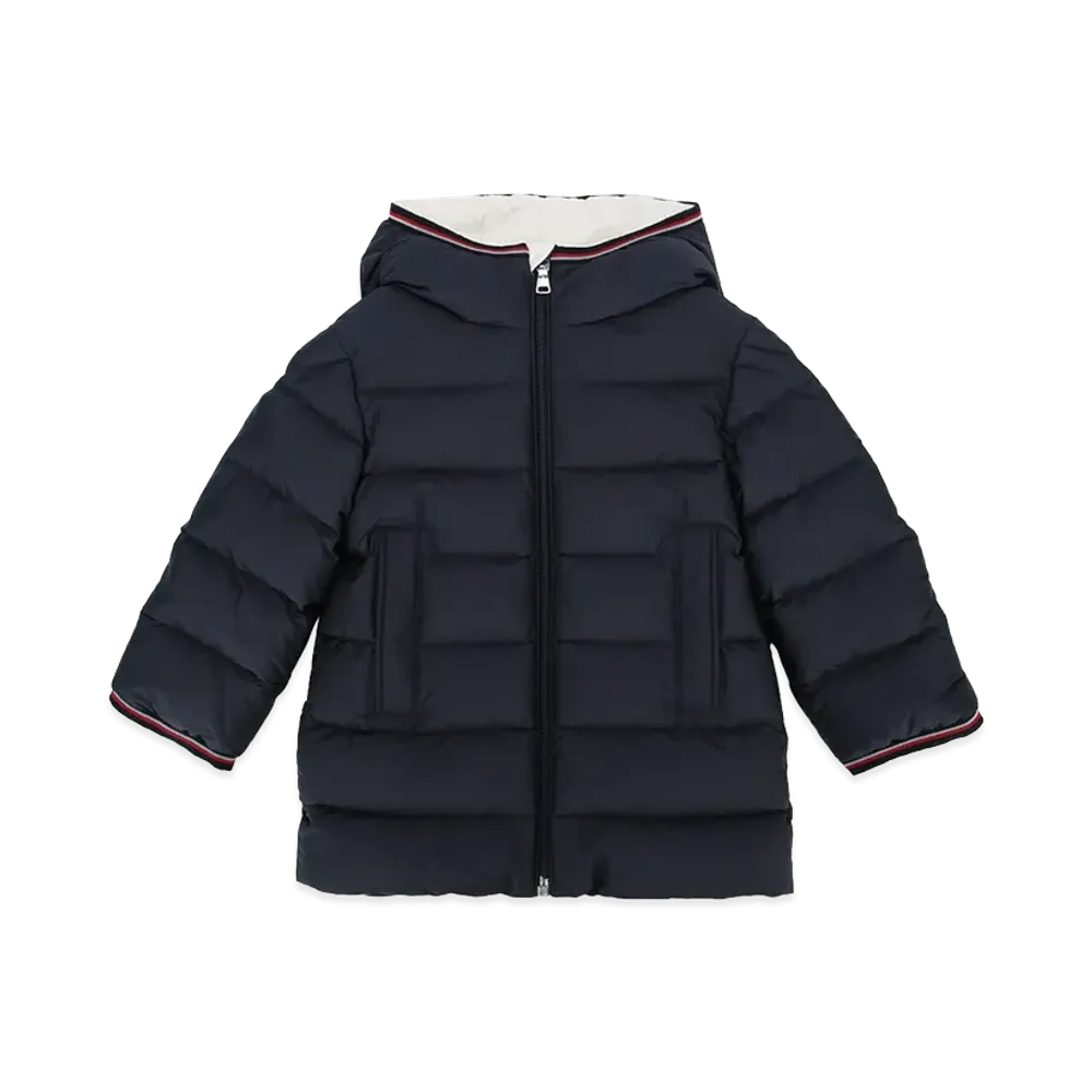 MONCLER Kids Saito Long Down Jacket "Dark Blue"