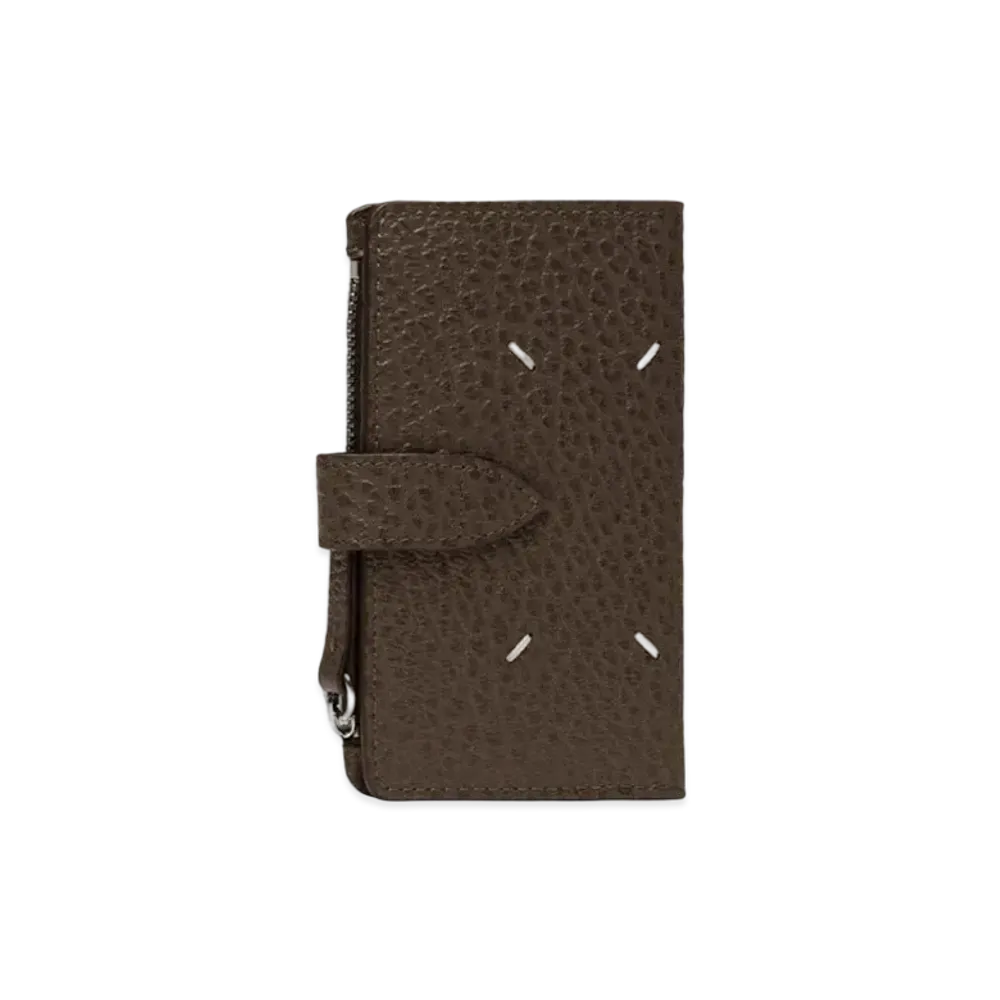 Maison Margiela Four Stitches Zip Wallet "Brown"