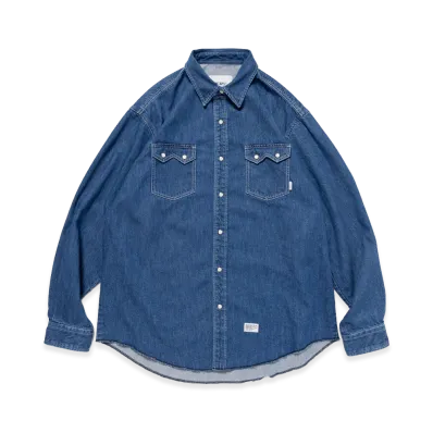WTAPS Allman / LS / Cotton. Denim "Indigo"