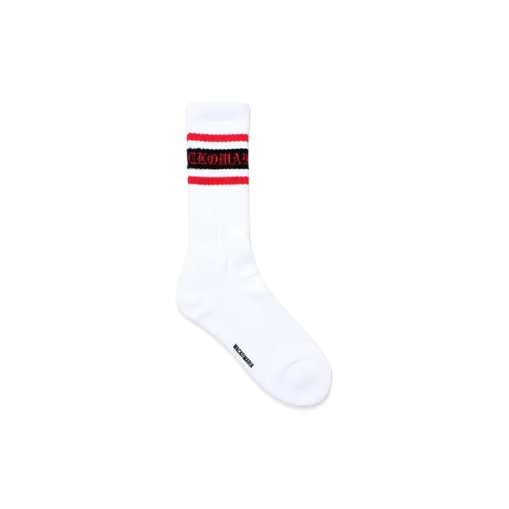 WACKO MARIA Sports Socks "Red"