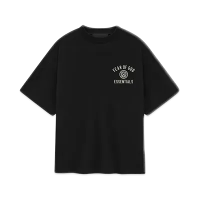 FEAR OF GOD Essentials Kid's Jersey Crewneck Tee "Black"