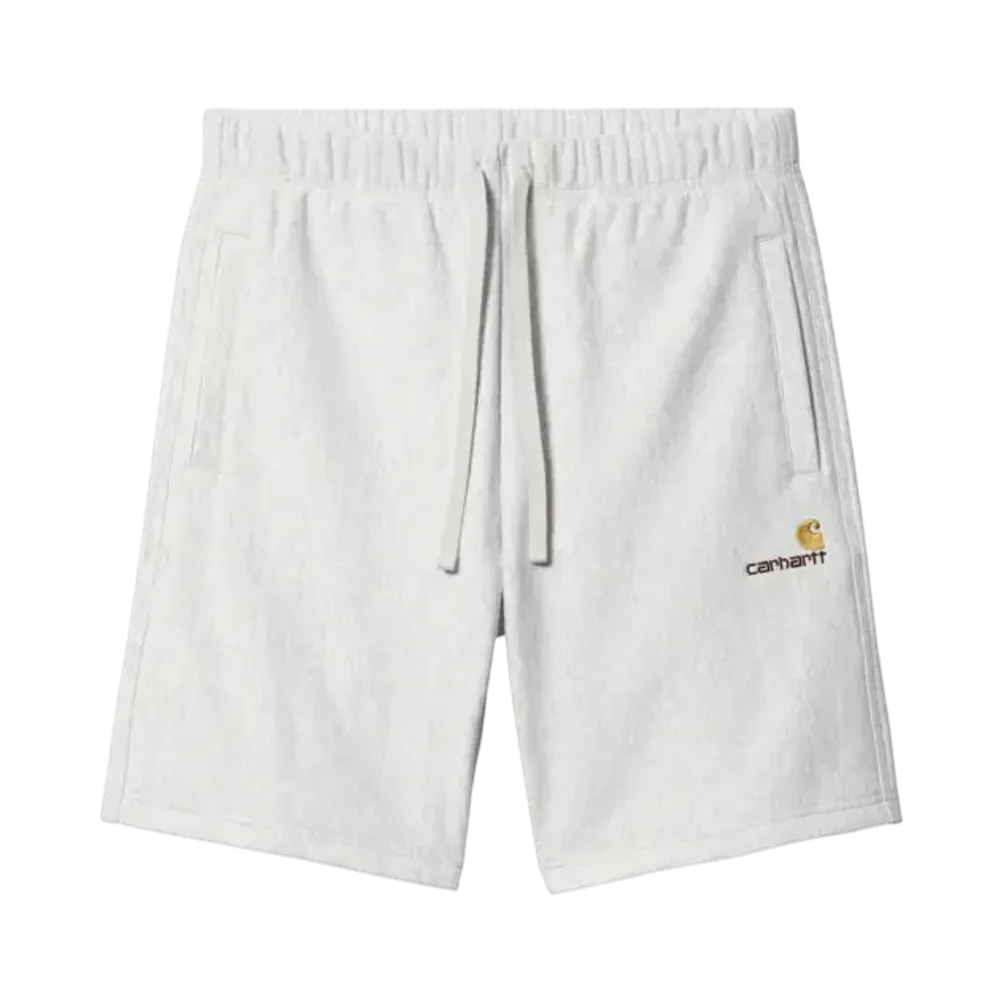 Carhartt WIP American Script Sweat Short "Ash Heather"