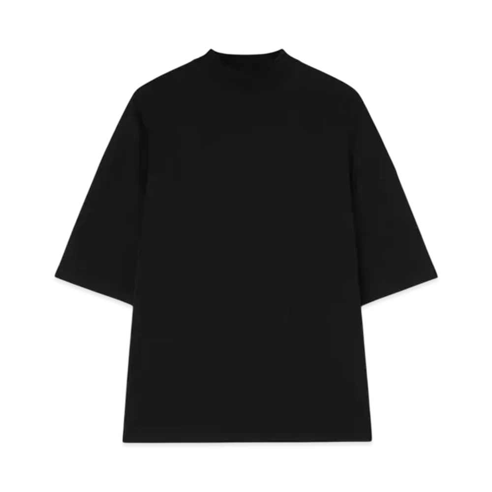 Jil Sander Men's Mock-Neck T-Shirt "Black"
