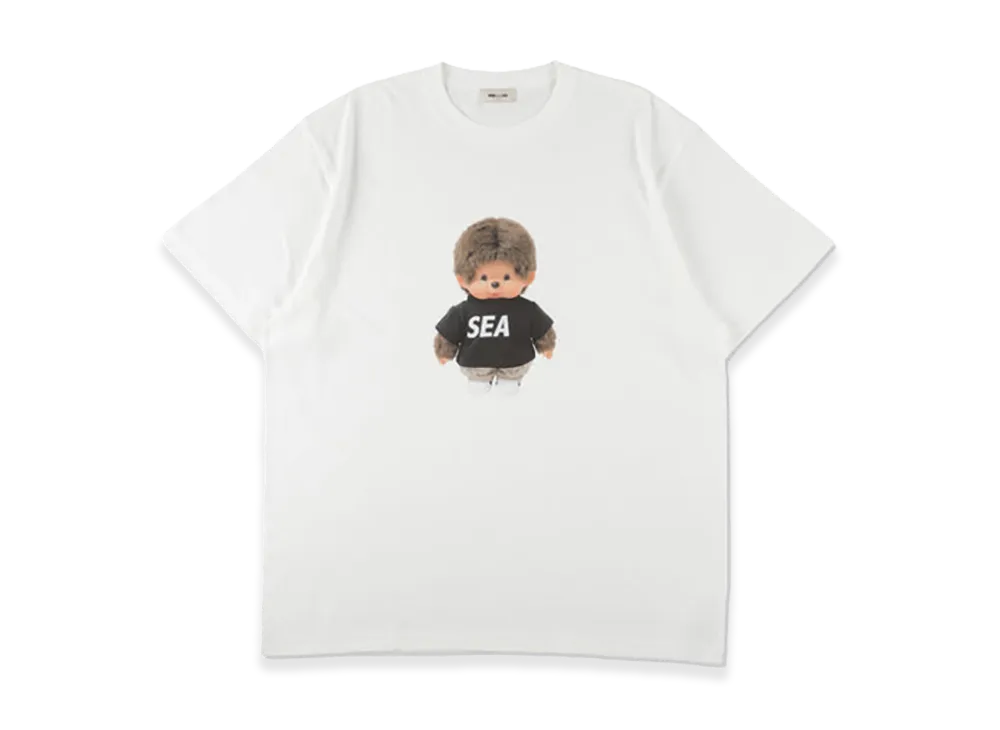 WIND AND SEA x Monchhichi Doll Tee "White"