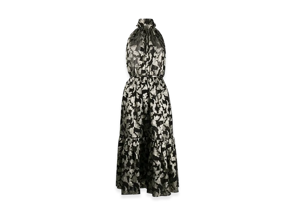 Saint Laurent Women's Dress "Black/Silver"