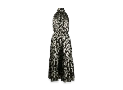 Saint Laurent Women's Dress "Black/Silver"