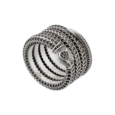 GUCCI GUCCI Garden Series Silver Snake Ring "Silver"