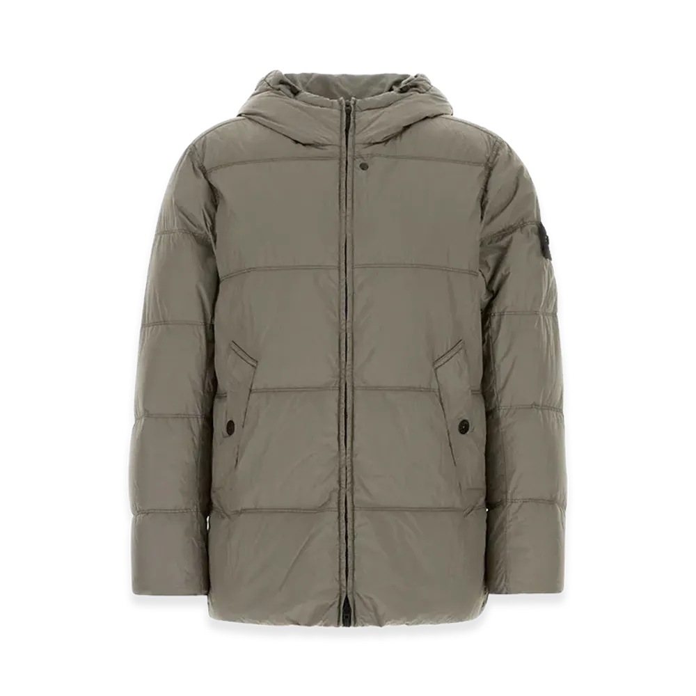 Stone Island Nylon Down Jacket "Gray"