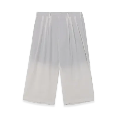Yohji Yamamoto POUR HOMME RY/S ETTE 6 Tucks Pants "White"