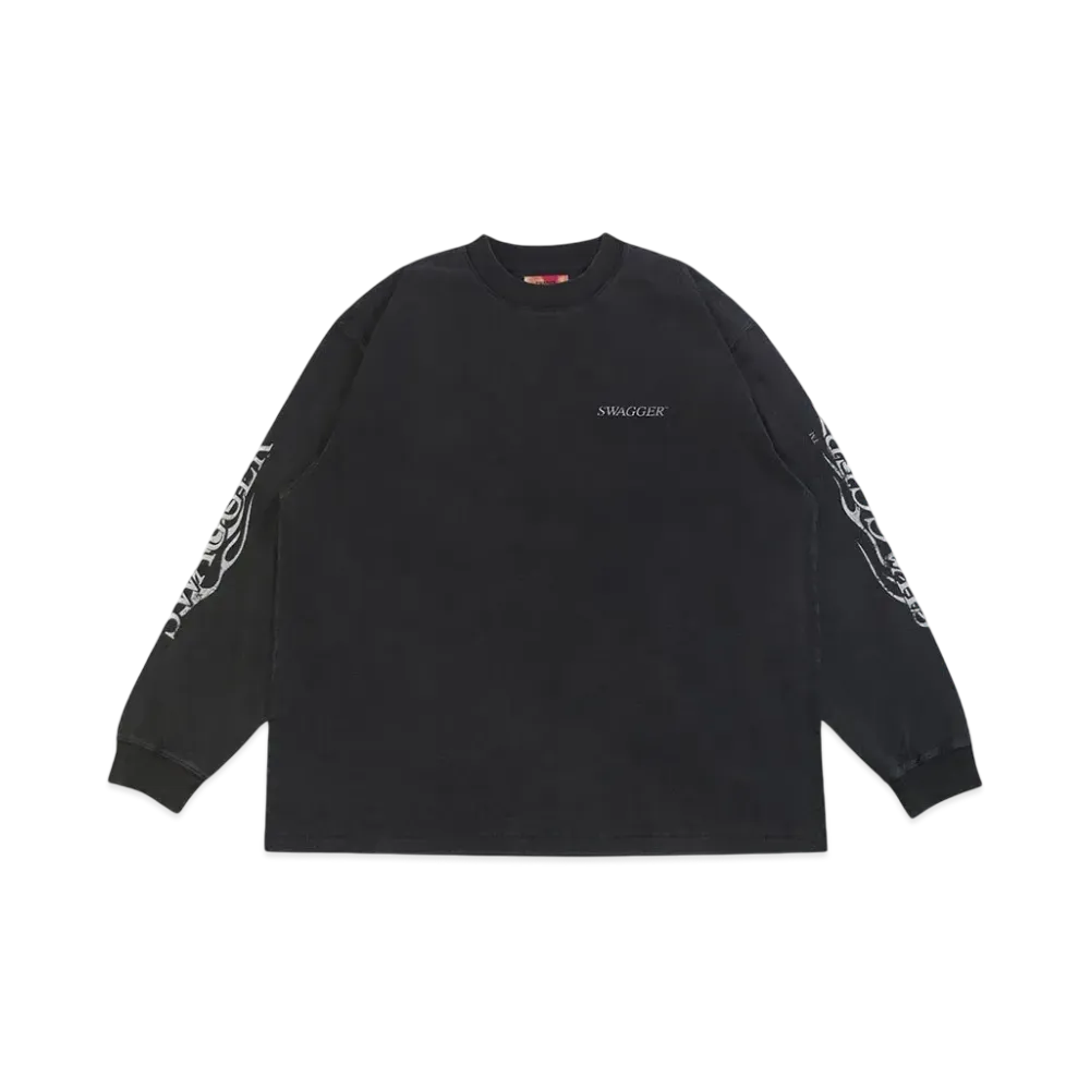SWAGGER FLAME LT-SHIRT "BLACK"