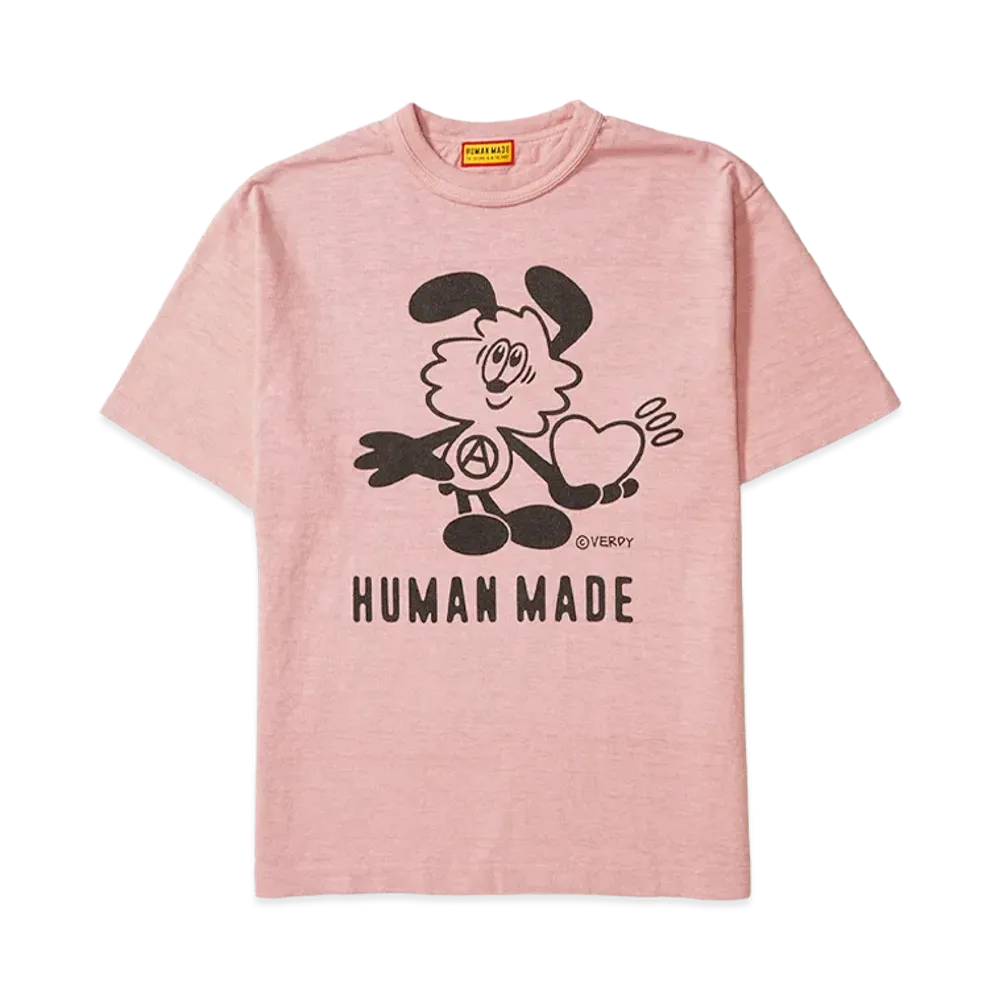 HUMAN MADE x VERDY Graphic T-Shirt "Pink"