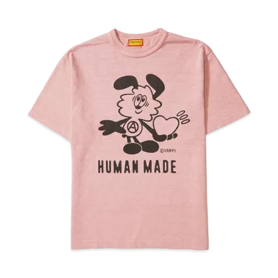 HUMAN MADE x VERDY Graphic T-Shirt "Pink"