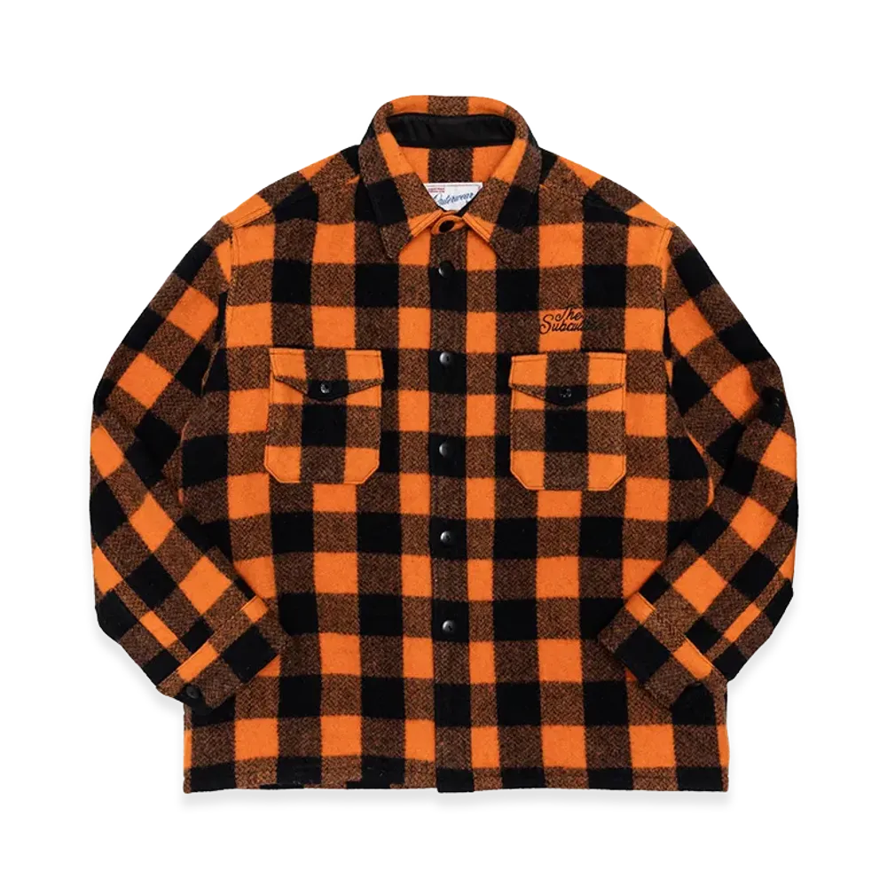 SubCulture Buffalo Check Jacket(Pocket Type) "Orange Check"