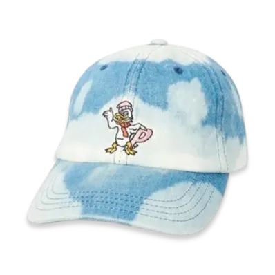PALACE Chilly Duck Out Denim 6-Panel "Bleached"
