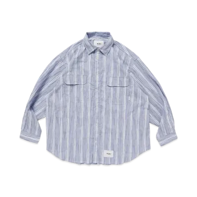 WTAPS Wcpo 02 / LS / Ctpl. Dobby. Textile "Blue"