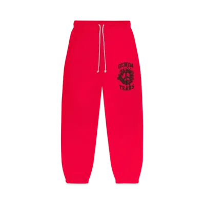 DENIM TEARS Denim University Sweat Pants "Red"