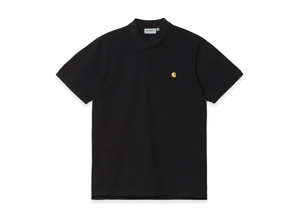 Carhartt WIP S/S Chase Pique Polo "Black/Gold"