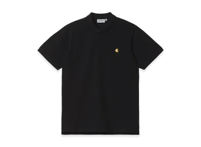 Carhartt WIP S/S Chase Pique Polo "Black/Gold"