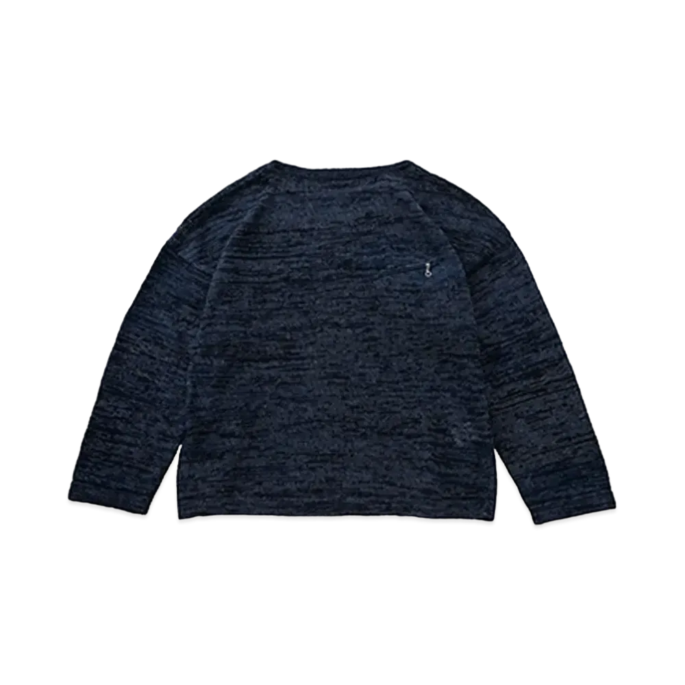 visvim MARIE BOAT NECK L/S "Navy"