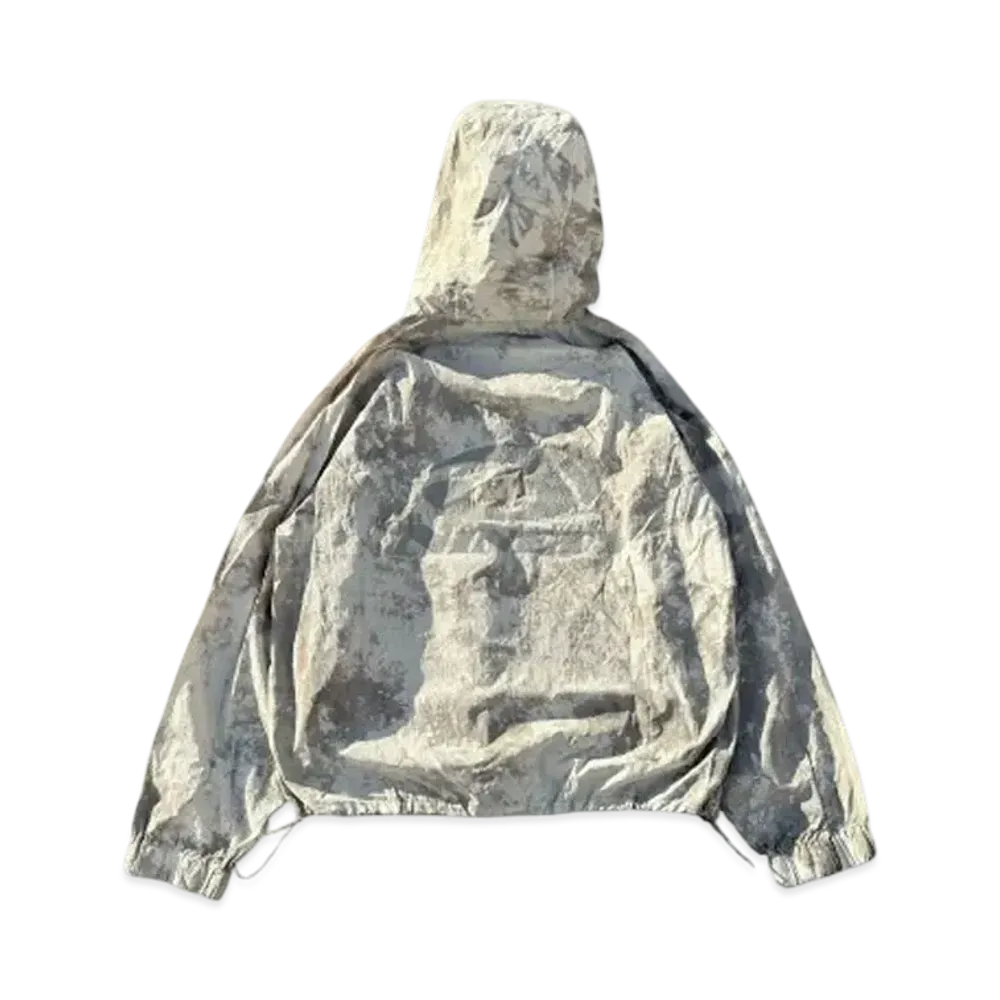 9090 Tie Dye Anorak Hoodie "GRAY"