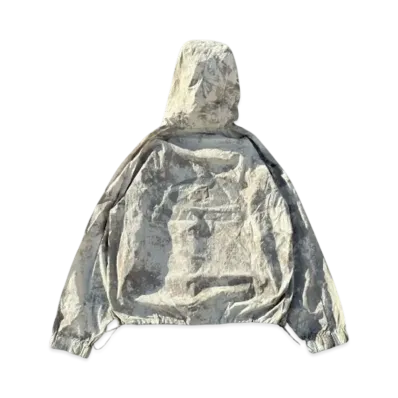 9090 Tie Dye Anorak Hoodie "GRAY"