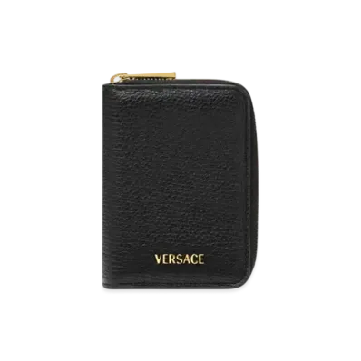 Versace Myth Zip Wallet "Black/Gold"
