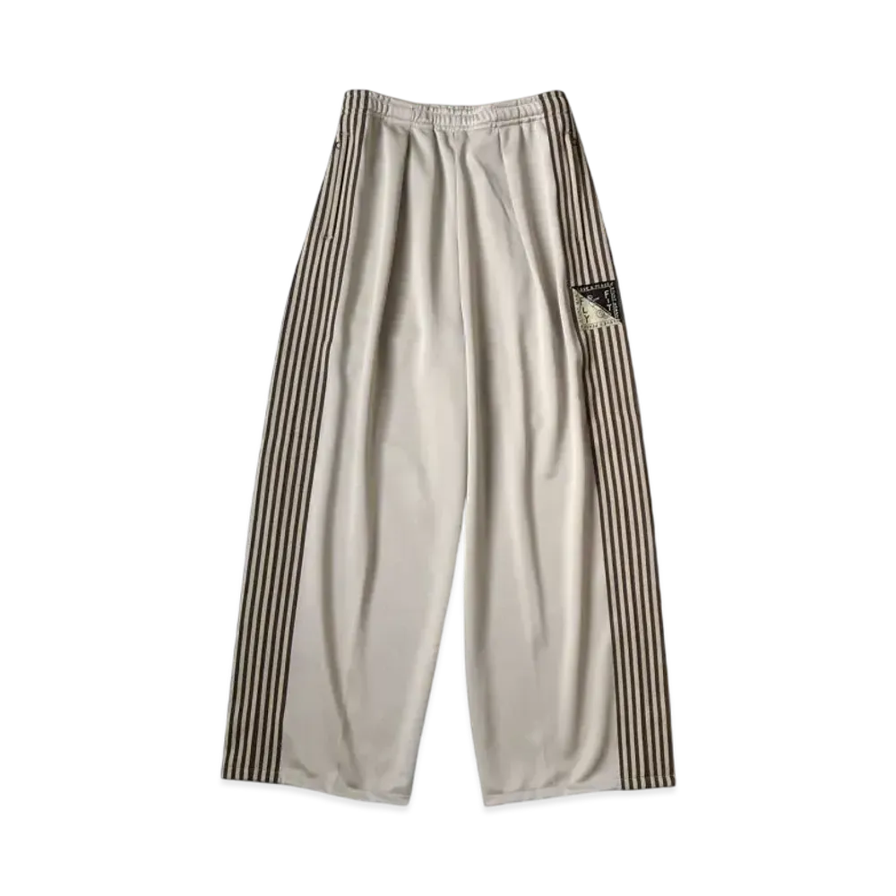 KAPITAL Smooth Jersey Stunt Man Woman Buggy Track Pants "Beige"
