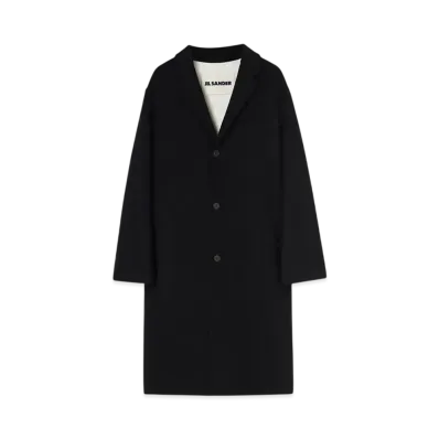 Jil Sander Men's Wool Coat "Black"