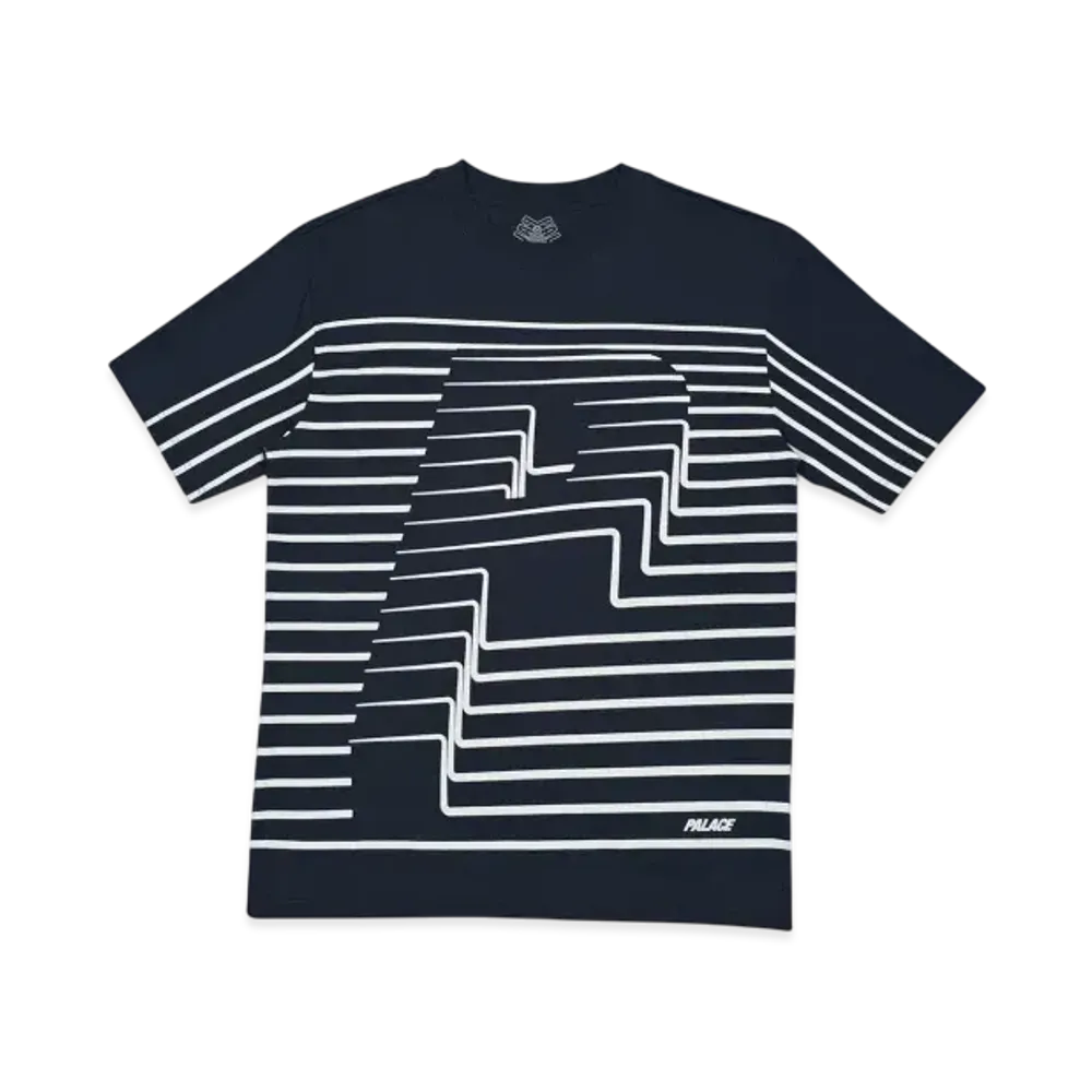 PALACE Striper T-Shirt "Navy"