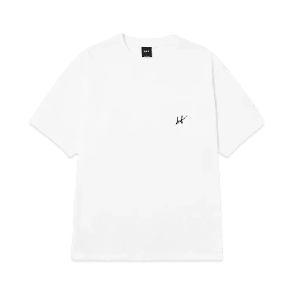 HUF OD Script Pocket Tee "White"