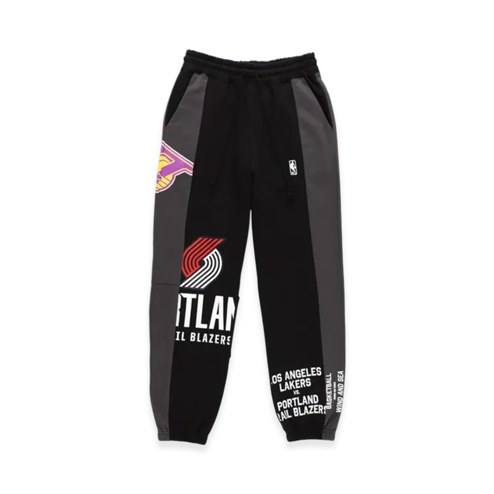 WIND AND SEA x NBA Panel Sweatpants "Lakers Blazers"