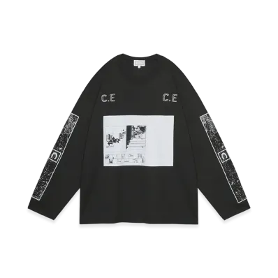MIN-NANO x Cav Empt (C.E) CGCEGC Heavy Long Sleeve T "Black"