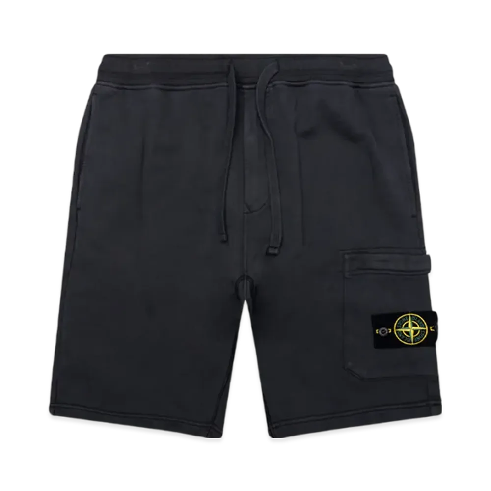 Stone Island 64651 Fleece Bermuda Shorts - 23SS "Charcoal Grey"