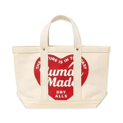 HUMAN MADE Canvas Tote Small "White"