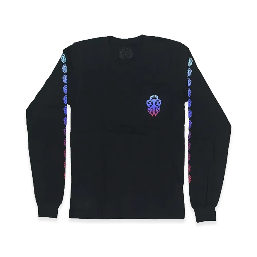 Chrome Hearts Dagger Gradient Print L/S T-Shirt Black "Black"