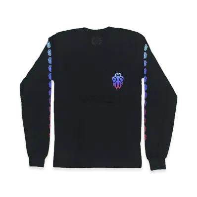 Chrome Hearts Dagger Gradient Print L/S T-Shirt Black "Black"
