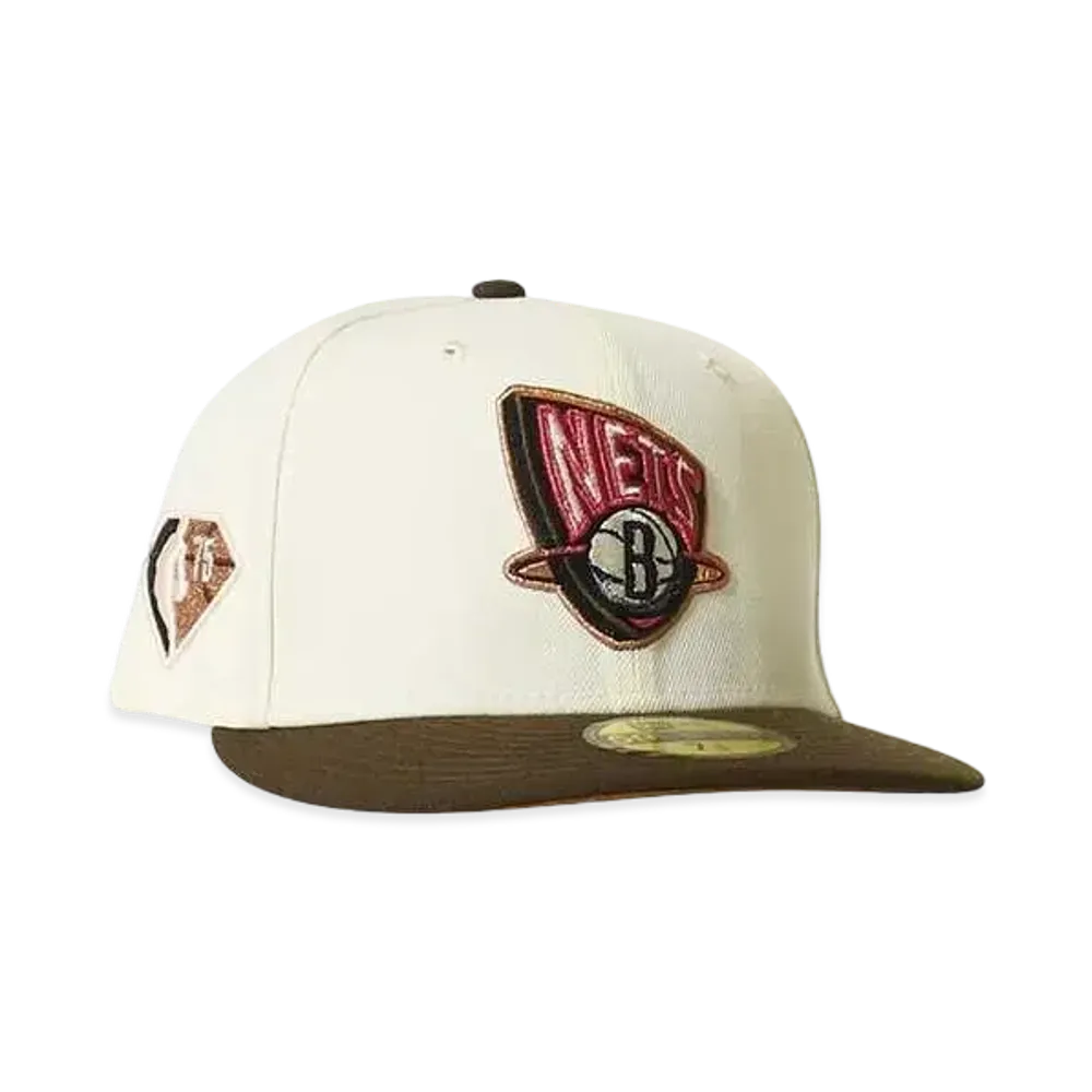 NEW ERA BROOKLYN NETS 75th "NATURAL×BROWN"