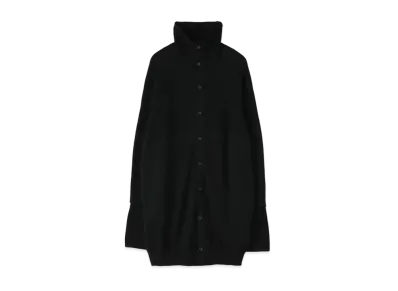 Yohji Yamamoto Y's COTTON KNIT DOUBLE SLEEVE CARDIGAN "Black"