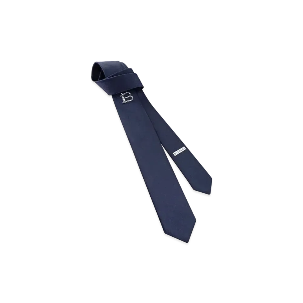 BVLGARI Evening Silk Tie "Blue"