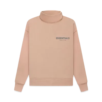 FEAR OF GOD ESSENTIALS KIDS PULLOVER MOCKNECK "Matte Blush"